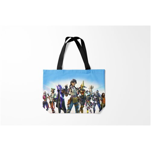 фото Сумка-шоппер / 46х35 см / геймерам / fortnite фортнайт 3 сезон burnettie