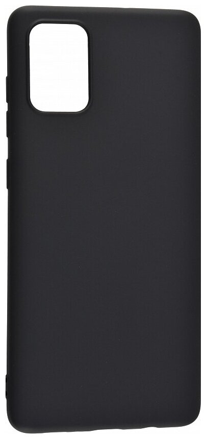 Чехол силиконовый для Samsung Galaxy A71, черный