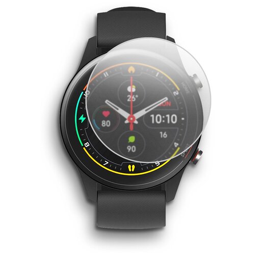 Гидрогелевая защитная пленка на Xiaomi Mi Watch/ Ксиоми Ми Вотч матовая на смарт часы комплект 2 шт. Brozo