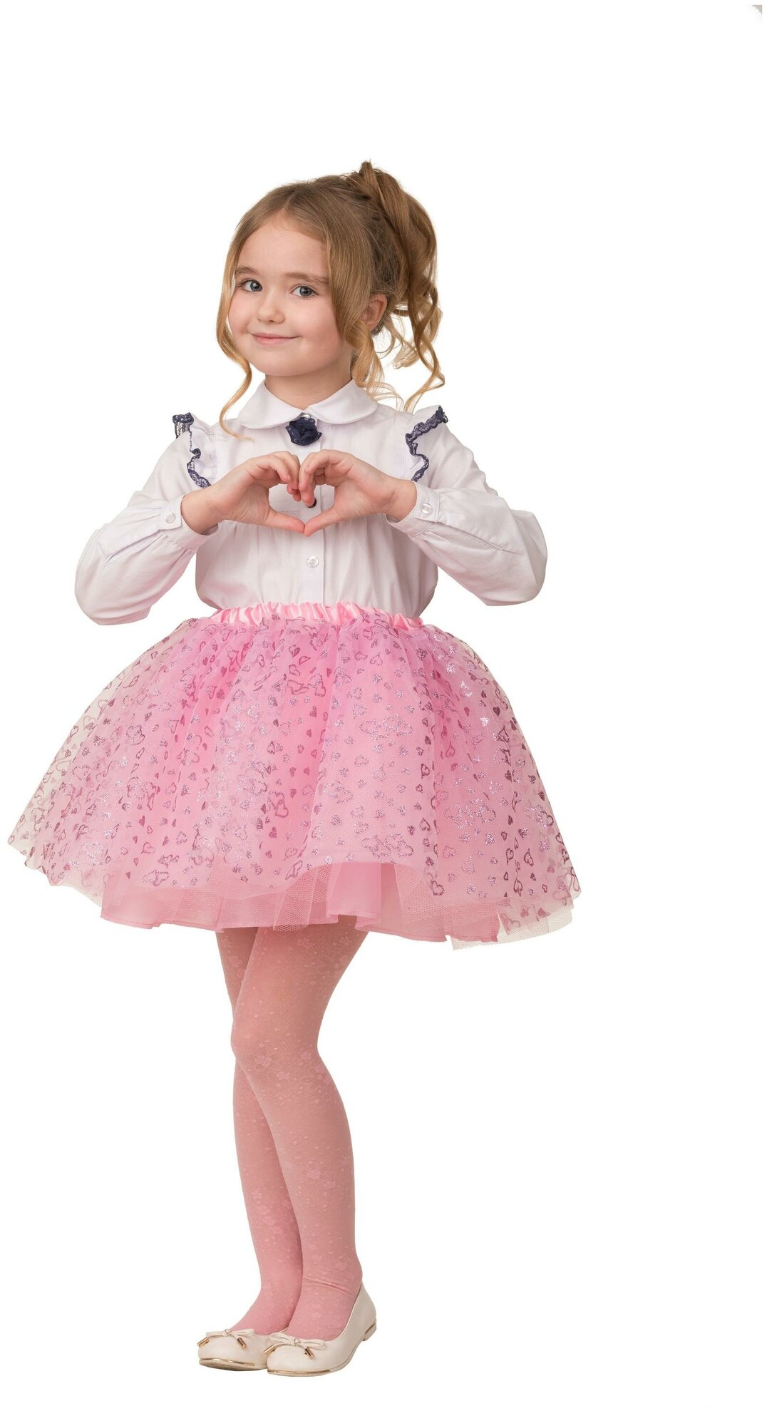 6078 для девочки "Юбка розовая" р. 116-60 — фото 1