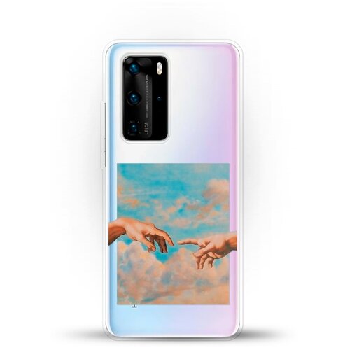 фото Силиконовый чехол искусство на huawei p40 pro andy & paul
