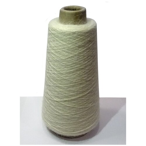 Оренбургские Пуховницы Пряжа из 100% козьего пуха, цвет: белый, 150 г, 2700 м