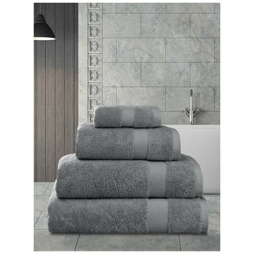 фото Полотенца махровое arel (серый) karna