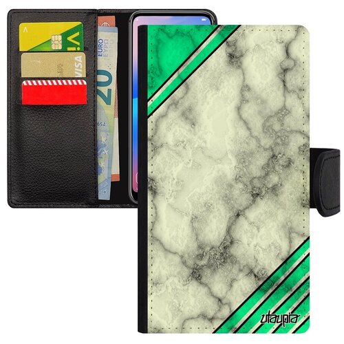 фото Чехол книжка для смарфона // iphone xs // "уголок" рамка стиль, utaupia, светло-серый