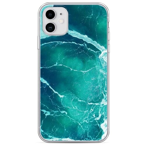фото Силиконовый чехол "изумрудный океан" на apple iphone 11 / айфон 11 case place