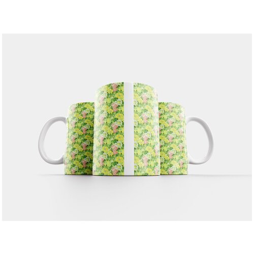 фото Кружка "цветочный, бесшовные, декоративный" 320 мл lotsprints