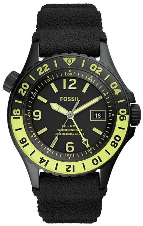 Наручные часы FOSSIL FB-GMT LE1107, черный