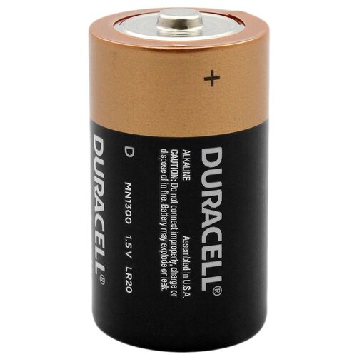 Батарейка Duracell Basic D, в упаковке: 2 шт.