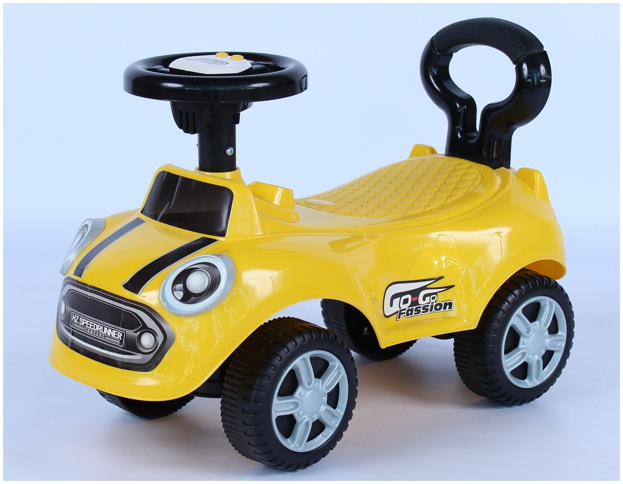 Детская машинка каталка 616 А "Радуга" (Т2)-желтый