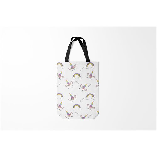 фото Сумка-шоппер / 31х42 см / звери / единороги just belive burnettie
