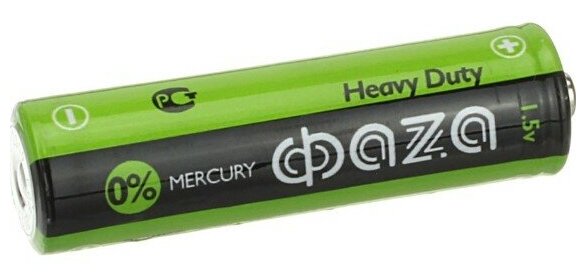 Батарейки ФАZА, Heavy Duty Shrink-4 R6, 4 шт. Фаza - фото №1
