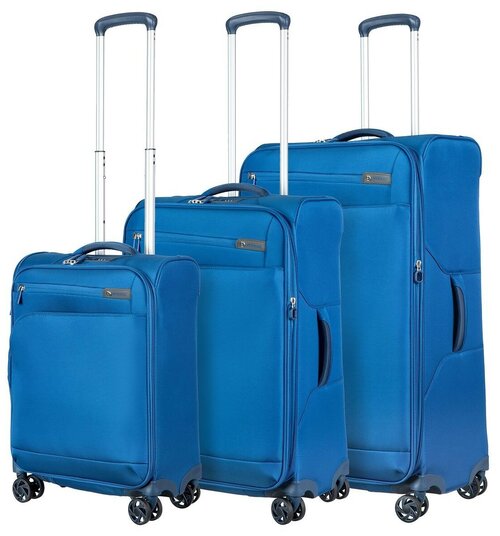 Комплект чемоданов Verage, 3 шт., размер M, синий