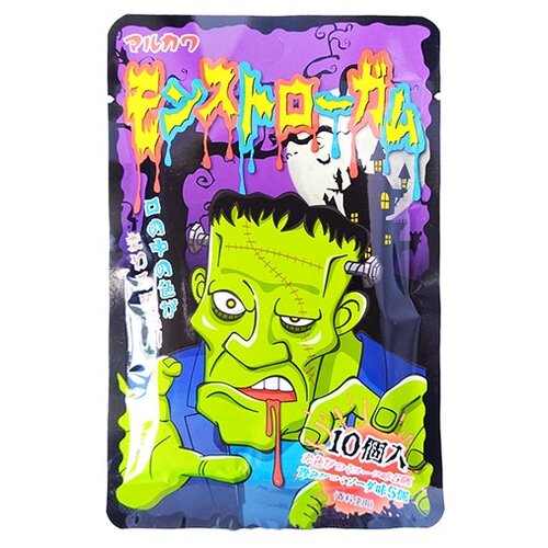 MARUKAWA ж/р с изображением монстра со вкусом содовой и колы В упаковке 10 шт.
