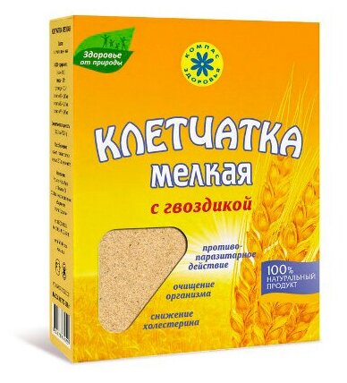 Компас здоровья, Клетчатка "Мелкая с гвоздикой", 200 грамм, 3 упаковки