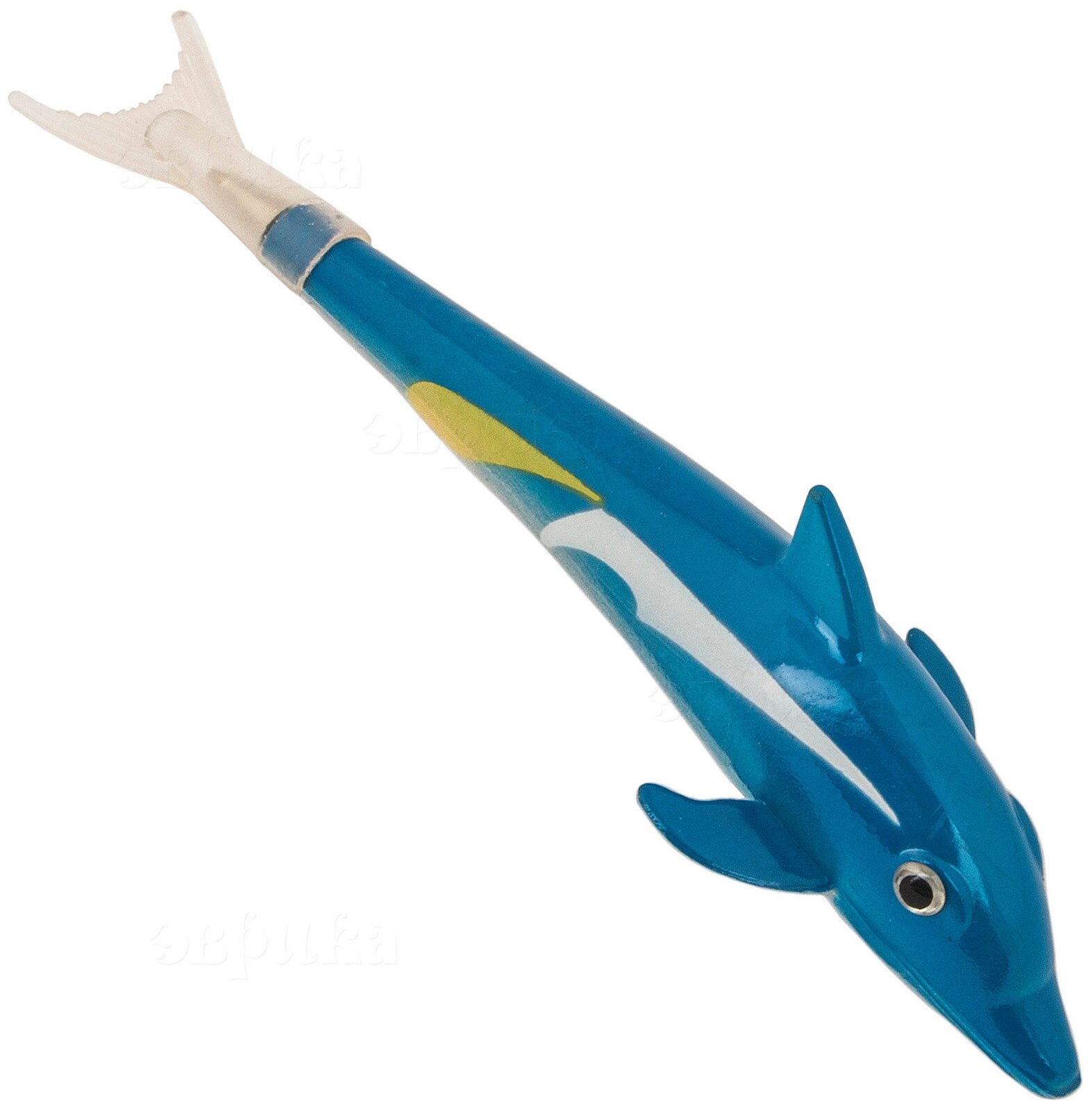 Ручка Дельфин синий подарок девочке, мальчику, универсальный