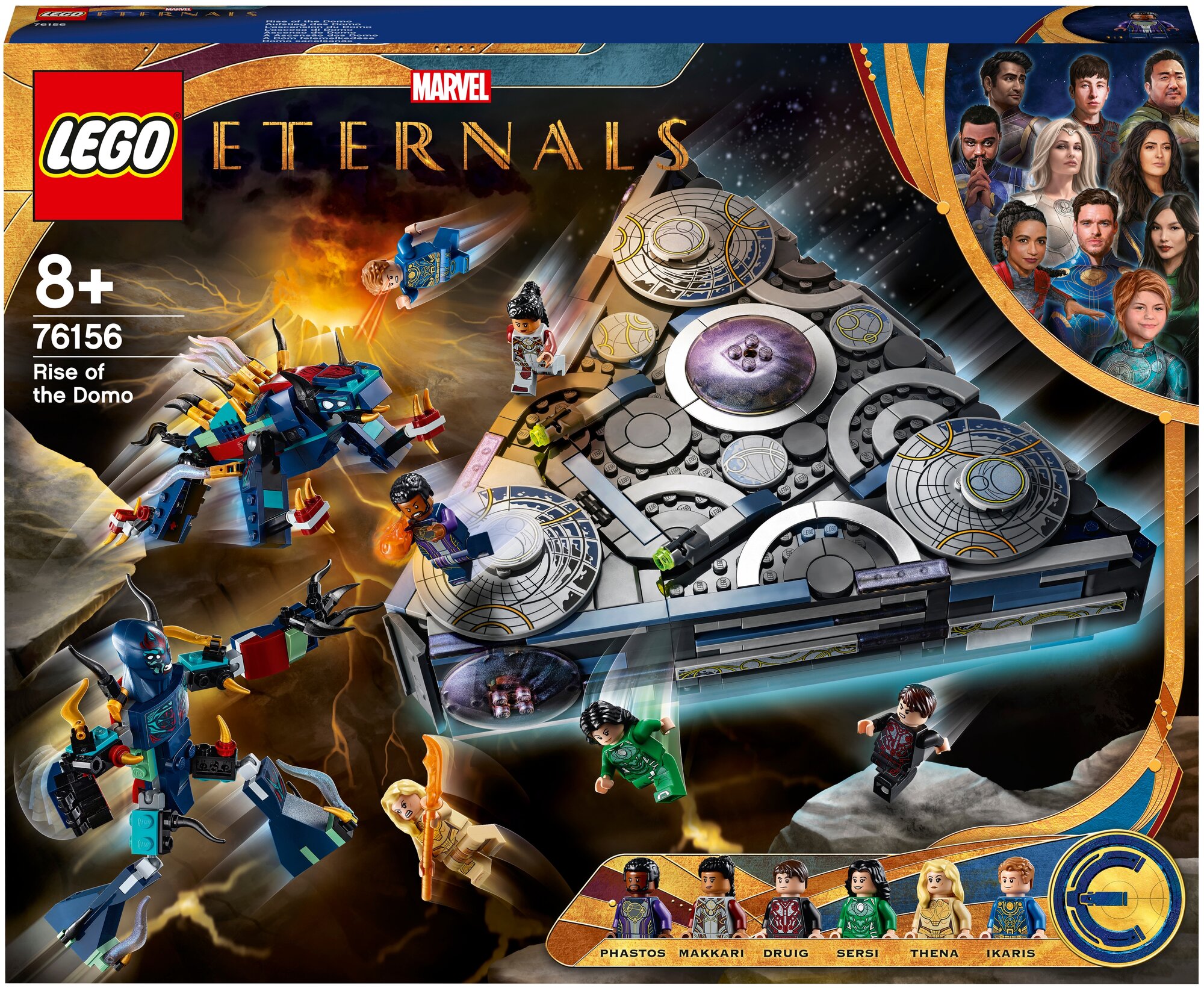 Конструктор LEGO Marvel Super Heroes Eternals 76156 Взлёт Домо, 1040 дет.