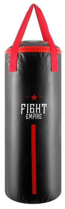 Мешок боксёрский FIGHT EMPIRE, на ленте ременной, винилискожа, 60 см, d=23 см, 11 кг