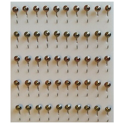 Мормышка Окуневый глаз тип - 4/1 (уп 50 шт блистер) набор мормышек с прижимом для мотыля тип 9 блистер 10 шт