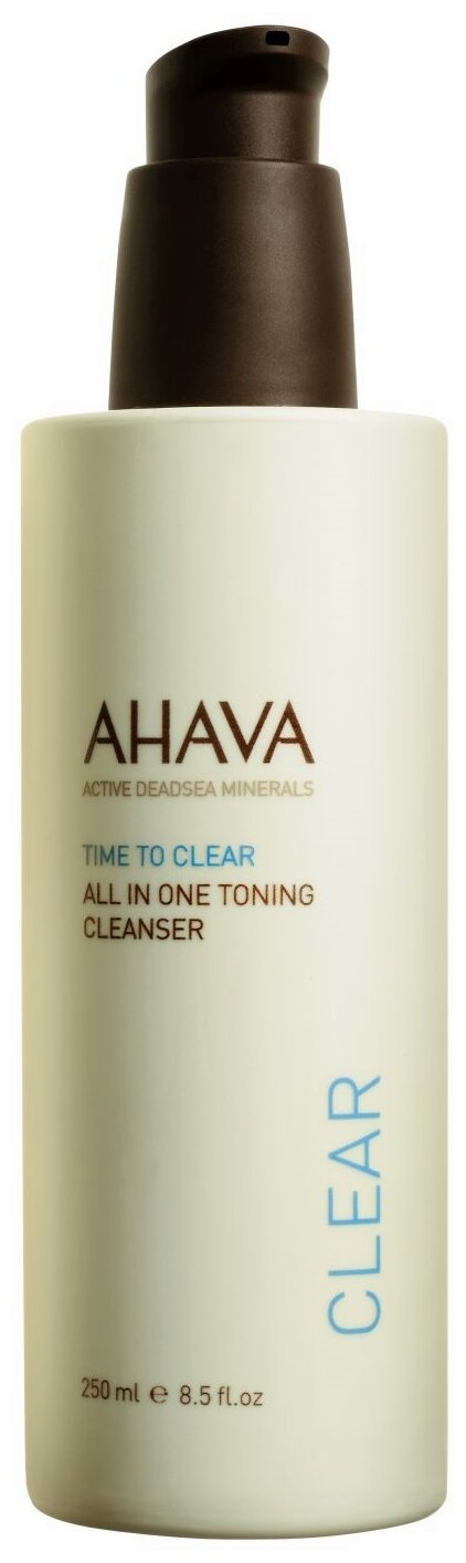 AHAVA средство тонизирующее очищающее Все в одном Time To Clear, 250 мл, 250 г