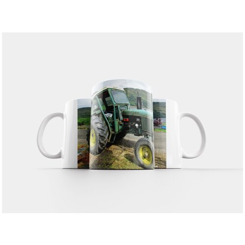 фото Кружка "джон дир, старый трактор, сельскохозяйственная техника" 320 мл lotsprints