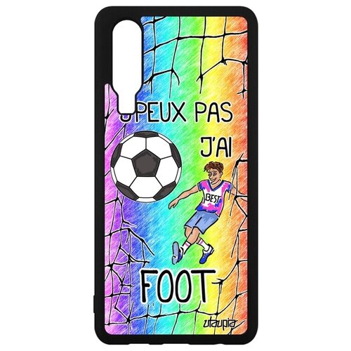 фото Противоударный чехол на смартфон // huawei p30 // "не могу - у меня футбол!" повод принт, utaupia, цветной