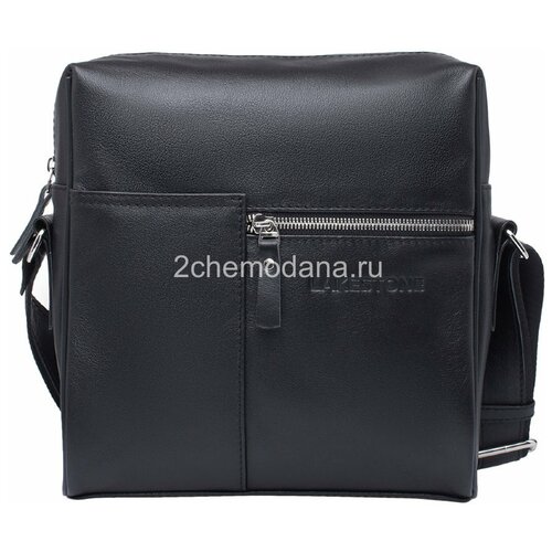 фото Сумка lakestone, фактура гладкая, черный