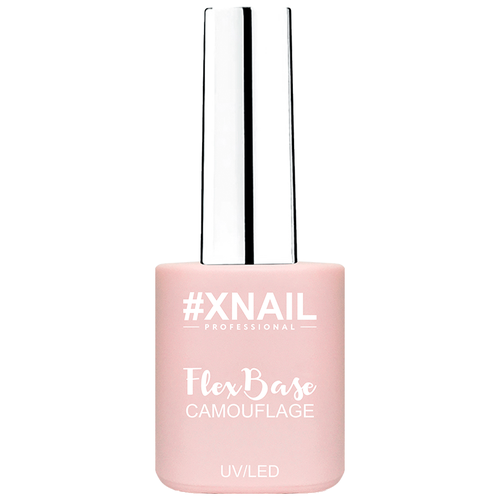 Каучуковая база для ногтей XNAIL PROFESSIONAL Flex Base Camouflage 10 мл 02 розовый