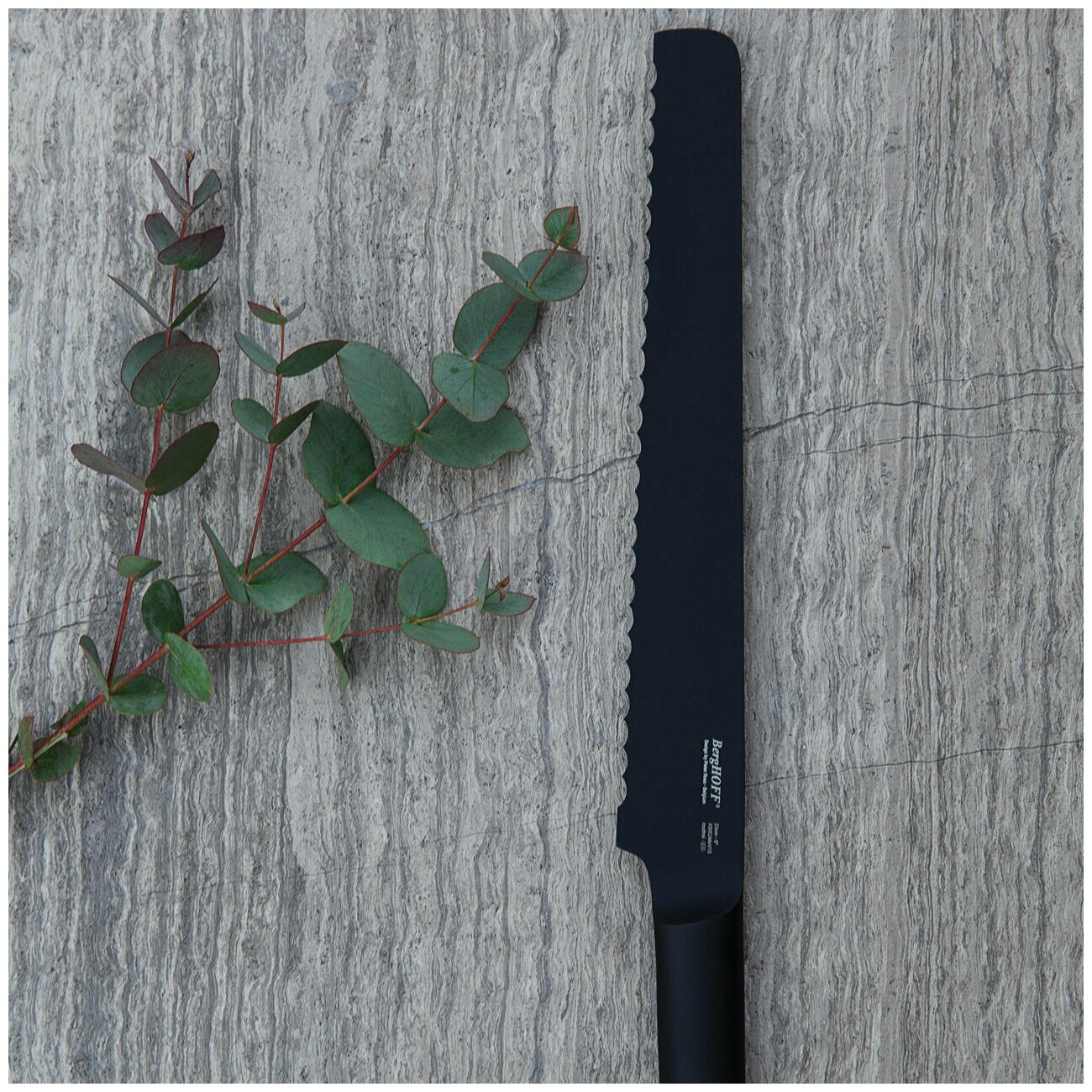 Ron нож для хлеба 23 см (черный) BergHOFF (8500543) - фото №8