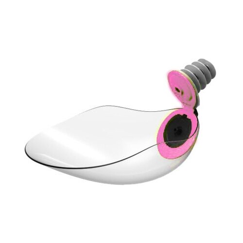 Divo Карманная поилка-насадка для бутылок, с системой антипроливания BEVIQUI® (розовая) BQ.1. RL. PNK, 0,04 кг