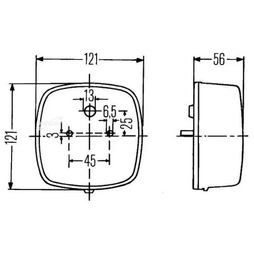 BEHR-HELLA 2SE002578701 Задний фонарь