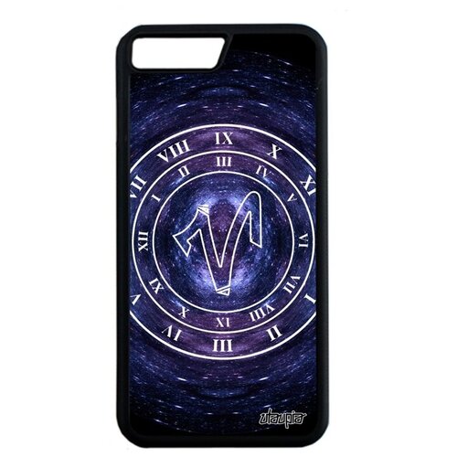 фото Противоударный чехол на телефон // iphone 8 plus // "зодиак овен" horoscope астрологический, utaupia, синий