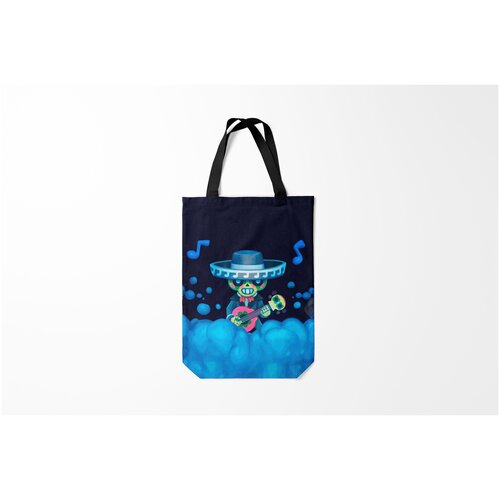 фото Сумка-шоппер / 31х42 см / геймерам / brawl stars poco burnettie