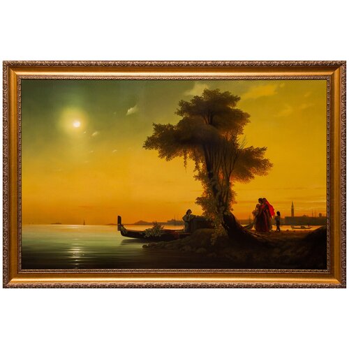 фото Картина масло "вид на венецианскую лагуну" вечерский русская живопись