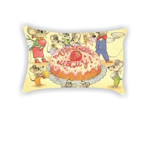 Подушка декоративная GOODbrelok Pillow-170121 - 8 марта - 14, 40x30