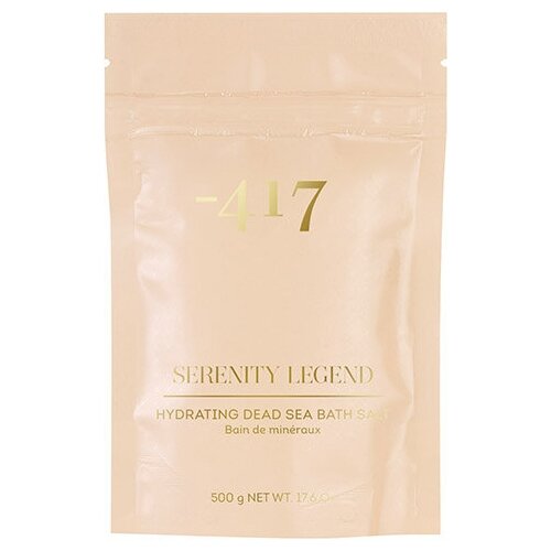 Соль - 417 Натуральная Соль Мертвого моря / Serenity Legend Dead Sea Bath Salt 500 гр minus 417 hydrating dead sea bath salt натуральная соль мертвого моря 500 гр