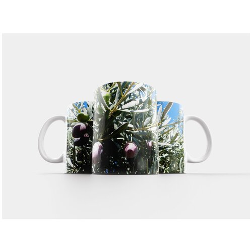 фото Кружка "оливки, оливковая роща, фрукты" 320 мл lotsprints