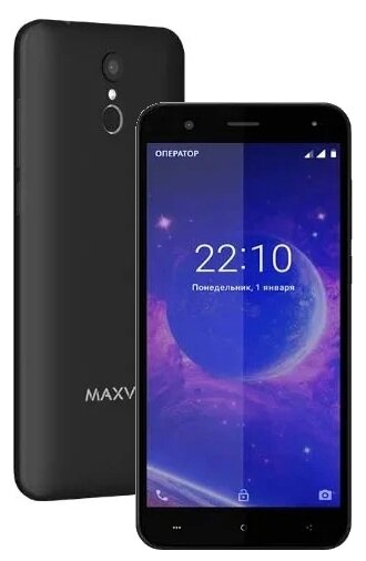 Смартфон MAXVI MS531 Vega 1/8 ГБ, черный