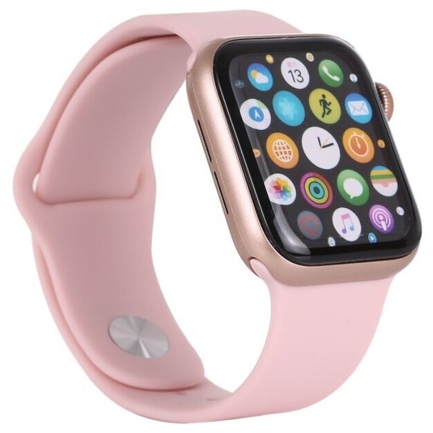 Умные часы Smart Watch Смарт часы 7 серии для женщин и мужчин 2021 SMART SMART WATCHES OF THE 7TH GENERATION ARE NEW THIS YEAR(Розовый)
