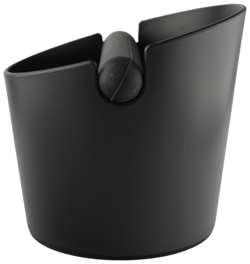 Нок-бокс для кофе пластиковый 15.5*15.5 см Milk Mazer, цвет черный, нок бокс для кофейных отходов, контейнер для кофейного жмыха - фотография № 2