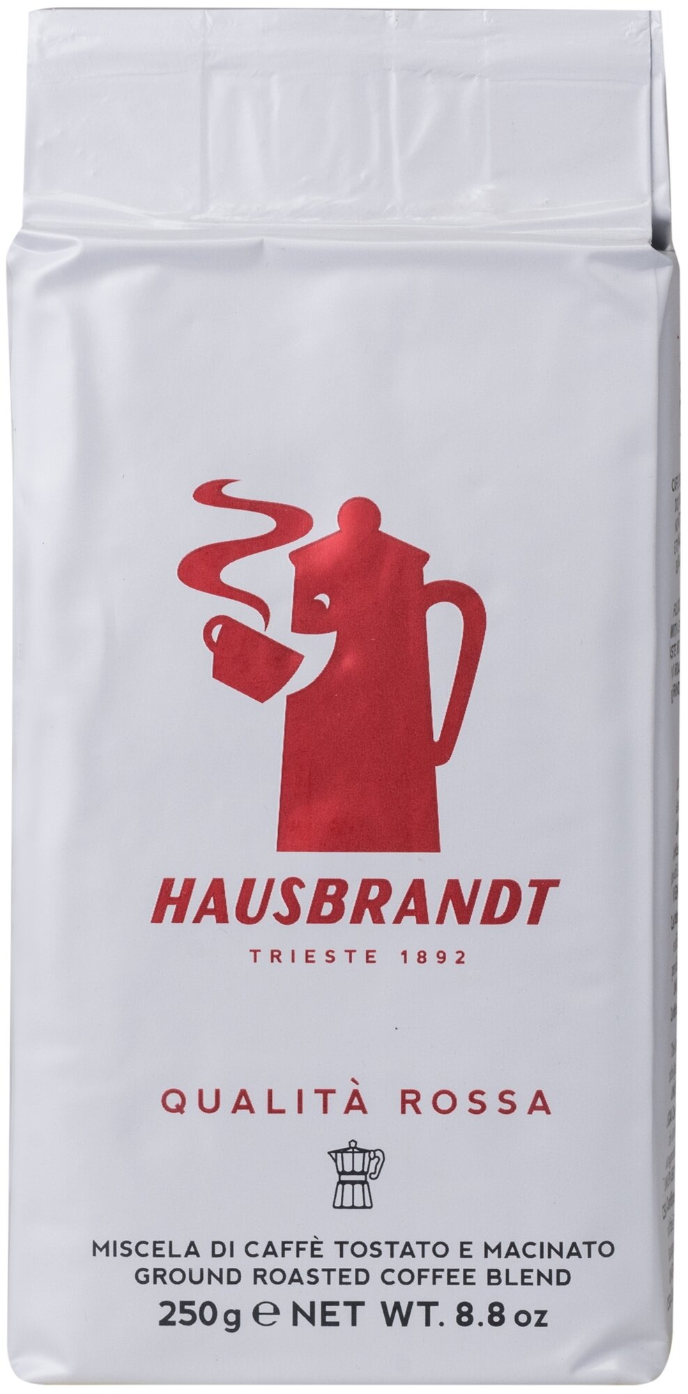 Кофе молотый Hausbrandt Rosso, 250 гр.