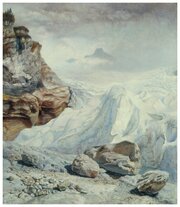 Репродукция на холсте Ледник Розенлауи Бретт Джон 30см. x 35см.