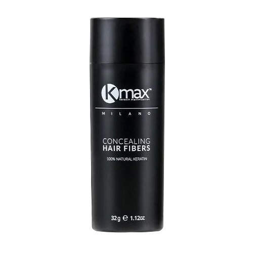 Kmax  Загуститель волос Concealing Hair Fibers, черный, 32 г