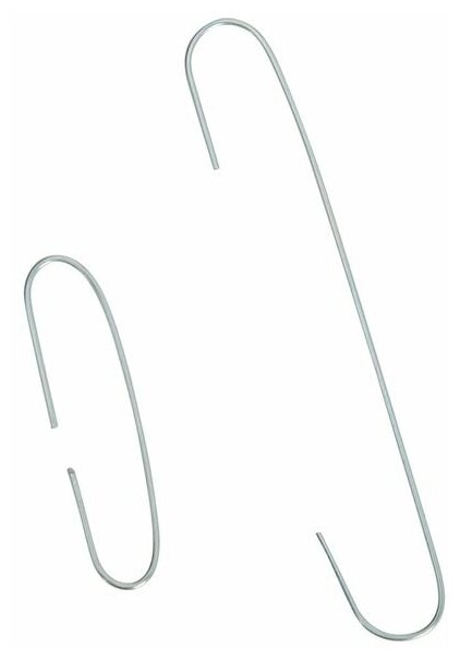 Набор крючков Snowmen для елочных украшений, метал, 100 шт, 3 см (25 шт), 7 см(75 шт) (Е92044)