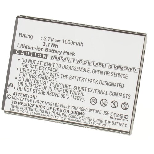 фото Аккумулятор ibatt ib-u2-m1028 1000mah для samsung gt-s5838, gt-s5831i, cooper, fit, gt-b7510, gt-b7800, gt-s5660c, gt-s5831, gt-s6812i,