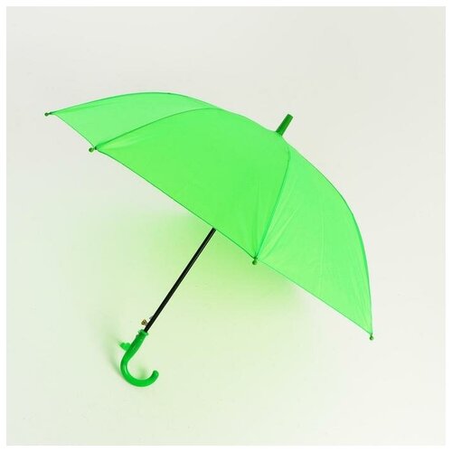 Зонт детский полуавтоматический d 86 см, цвет зелёный