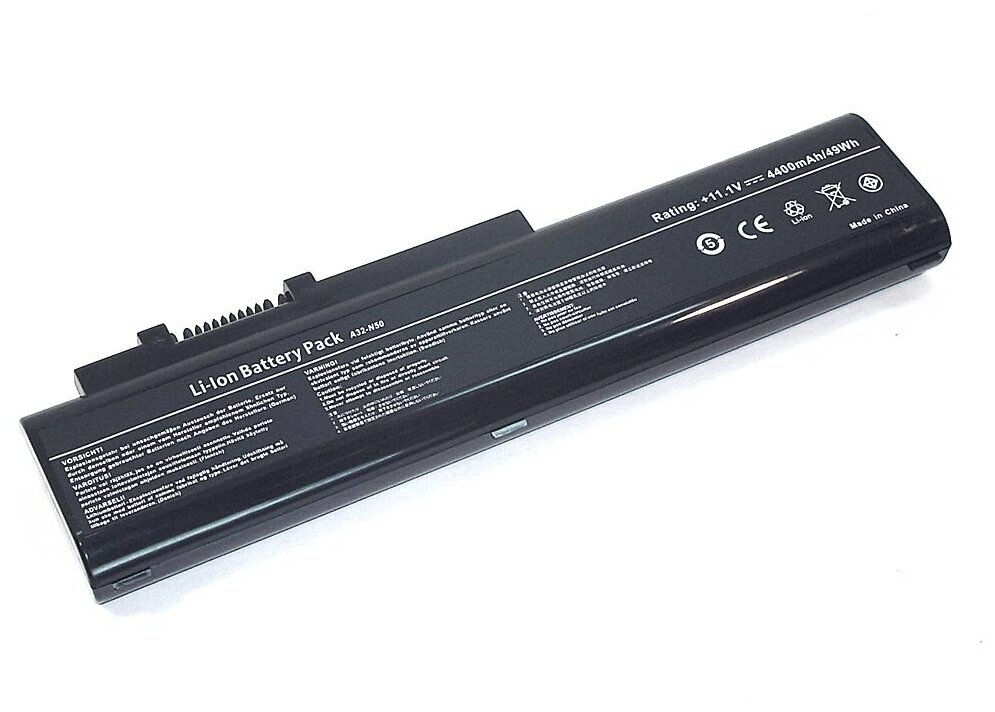 Аккумулятор OEM (совместимый с A32-N50, A33-N50) для ноутбука ASUS N50 11.1V 4400mAh черный