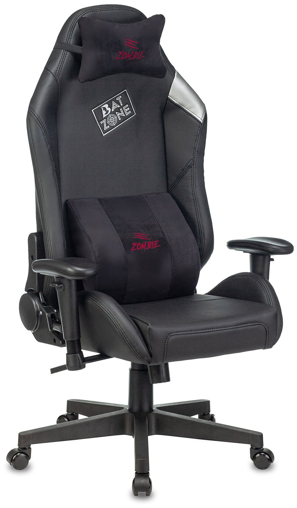Компьютерное кресло Zombie HERO BATZONE PRO игровое, обивка: искусственная кожа, цвет: черный - фотография № 1