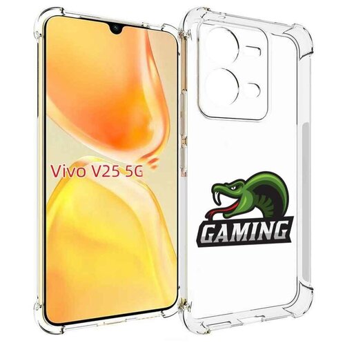 Чехол MyPads Gaming-3 для Vivo V25 5G / V25e задняя-панель-накладка-бампер чехол mypads gaming 1 мужской для vivo v25 5g v25e задняя панель накладка бампер