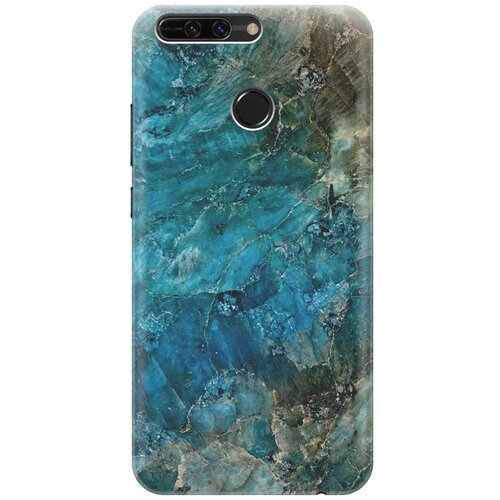 фото Re:pa накладка transparent для honor 8 pro с принтом "темно-синий мрамор"