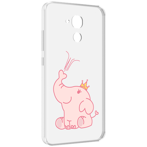 Чехол MyPads слоник-принц детский для Huawei Honor 5C/7 Lite/GT3 5.2 задняя-панель-накладка-бампер